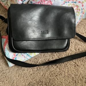 Crazy Horse crossbody Black Purse